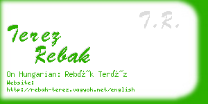 terez rebak business card